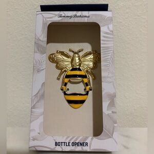 Tommy Bahama Gold and Black Bee Bottle Opener